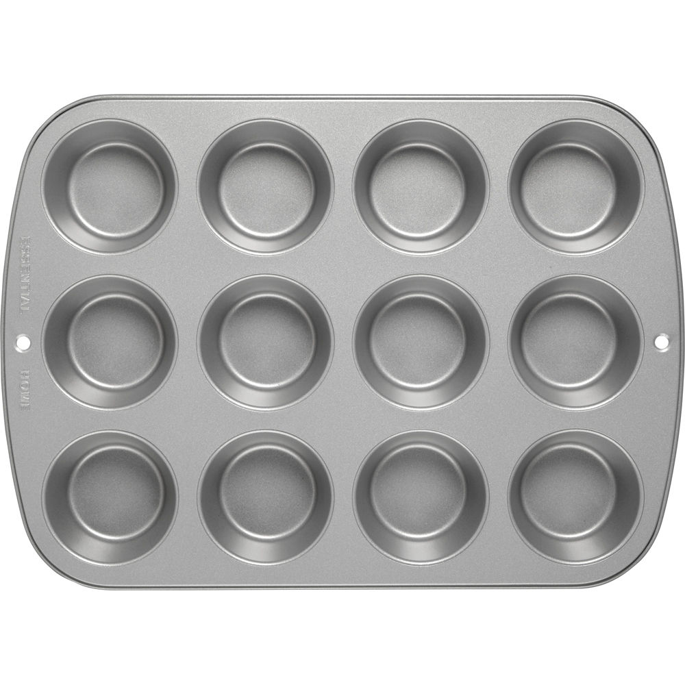  Wilton Recipe Right Muffin Pan, Mini 12 Cup, Gray