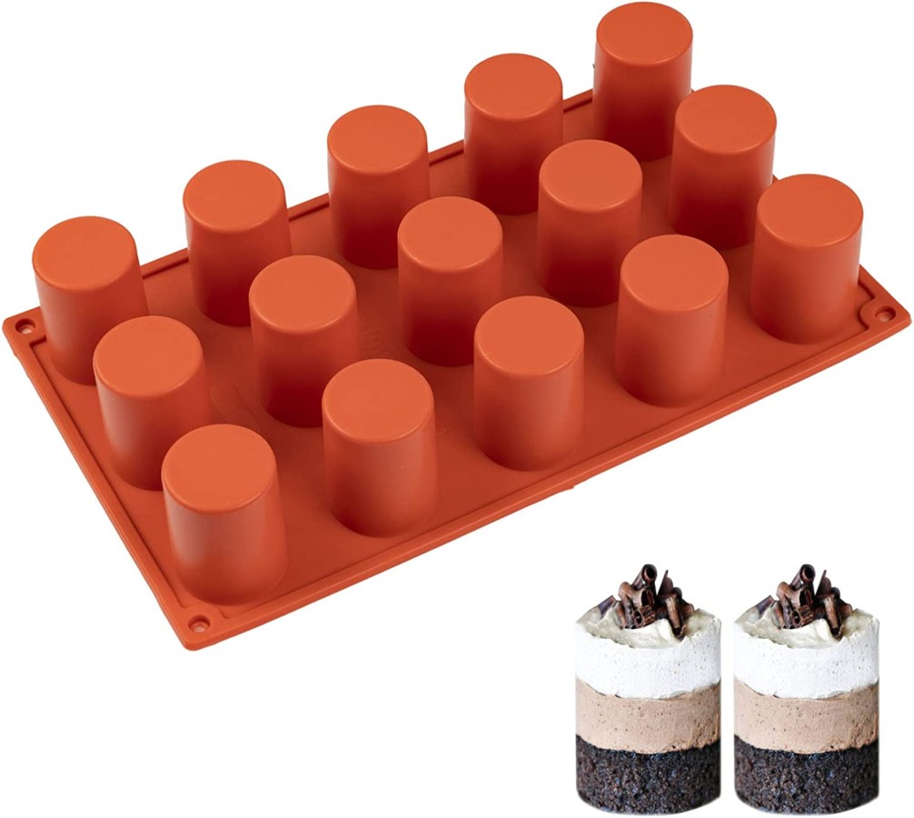Tall Cylinder Silicone Molds for Baking Mousse Cake 3D Silicone