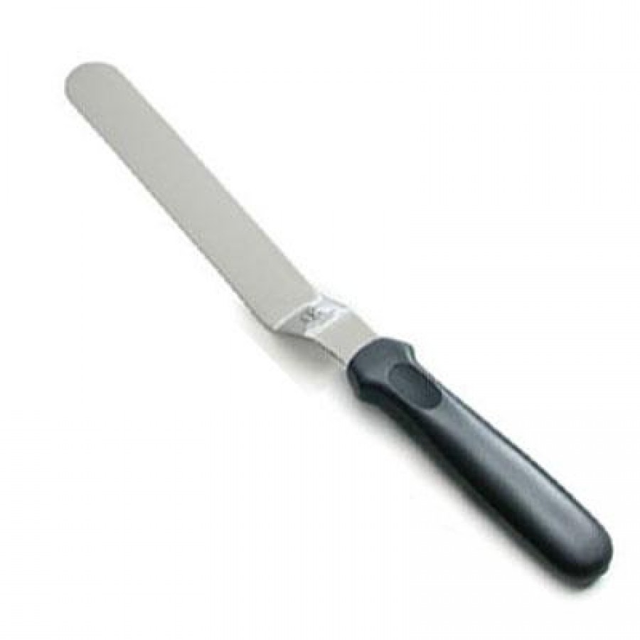 8 Food Grade Stainless Steel Blade Angled Icing Spatula Cake